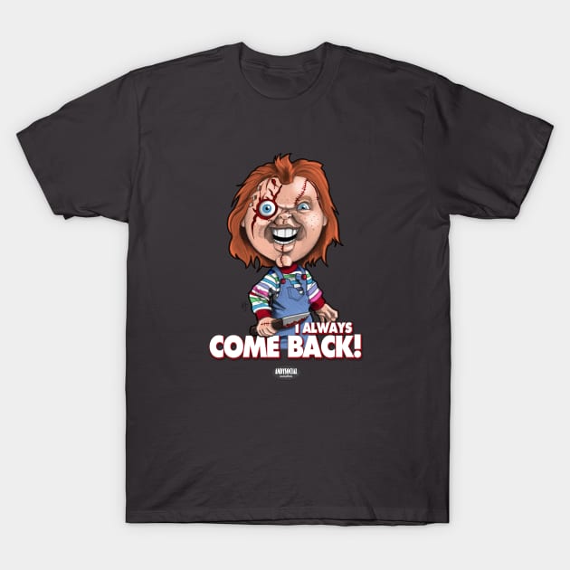 Chucky (Scarred) T-Shirt by AndysocialIndustries